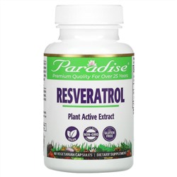 Paradise Herbs, Resveratrol, 60 Vegetarian Capsules