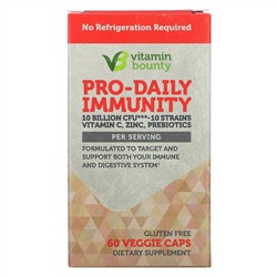 Vitamin Bounty, Pro-Daily Immunity, 10 Billion CFU, 60 Veggie Caps