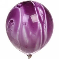 Воздушные шары "Мираж" 5шт 12"/30см фиолетовый
