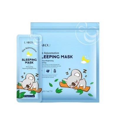 LAIKOU SKIN REJUVENATION SLEEPING FACE MASK Ночная маска для лица с экстрактом риса, 3г /5 шт Арт 90524