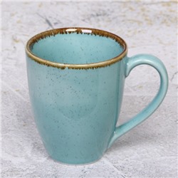 Кружка керамическая 360мл "Tiffany Blue" 12,5*9*10см