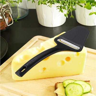 Нож для сыра ХЭЛПРЕДА, 22 см, цвет чёрный