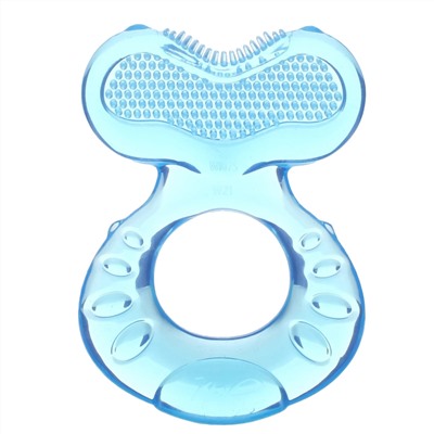 Nuby, Teethe Eez, Soothing Teether, Blue, 3+m, 2 Piece Set