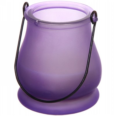 Свеча "Twinkle" 7,2*9,5см в подсвечнике, в коробке, цвет фиолетовый