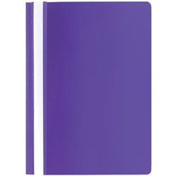 Скоросшиватель пластиковый Staff (Стафф), фиолетовый, А4, 100/120 мкм