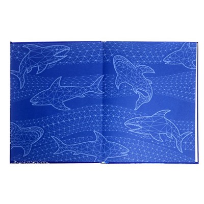 Дневник универсальный для 1-11 классов "Акулы", твёрдая обожка, цветная печать, металлические клёпки, блок 80 г/м2, 48 листов