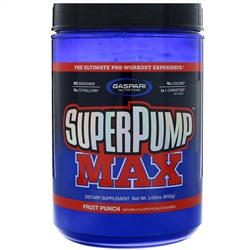 Gaspari Nutrition, SuperPump Max, Fruit Punch Blast, 1.41 lbs (640 g)