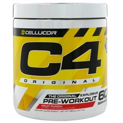 Cellucor, C4, до тренировки, взрывная энергия, фруктовый пунш, 390 г (13,75 унц.)