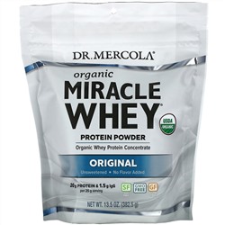 Dr. Mercola, Organic Miracle Whey Protein Powder, Original, 13.5 oz (382.5 g)