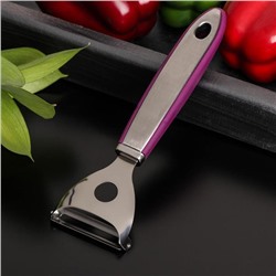 Овощечистка Доляна Blade, 18 см, ручка soft touch, цвет фиолетовый