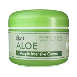Ekel Крем для лица интенсивно увлажняющий с экстрактом алоэ / Ample Intensive Cream Aloe, 100 г