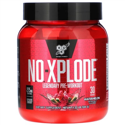 BSN, N.O.-Xplode, Legendary Pre-Workout, Watermelon, 1.22 lb (555 g)