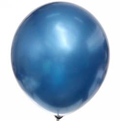 Воздушные шары "Металлик" 25шт 12"/30см синий