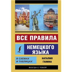 Все правила немецкого языка в схемах и таблицах. Ганина Н. А.