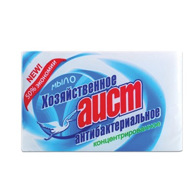 Хозяйственное мыло Аист Антибактериальное (в обертке) 65%, 200 г