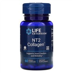 Life Extension, NT2 Collagen, 60 маленьких капсул