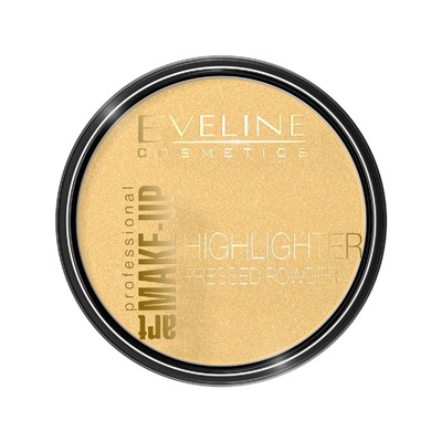 Пудра для лица и тела Eveline Highlighter, тон 55 золотой