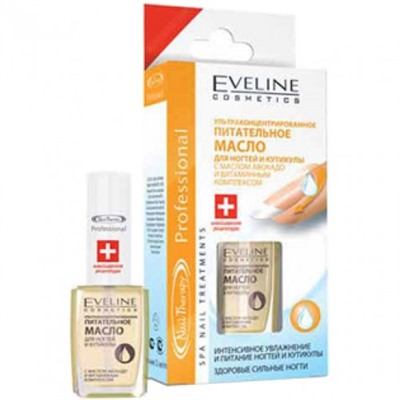 Питательное масло для ногтей и кутикулы Eveline (Эвелин) Nail Therapy Professional, 12 мл