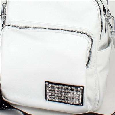 Сумка женская искусственная кожа VF-552810-3 (рюкзак change), 2отд, 4внут+4внеш/карм, белый SALE 235848