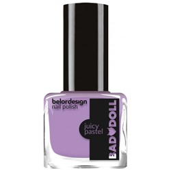 Лак для ногтей Belor Design Bad Doll Juicy Pastel, тон 309, violet