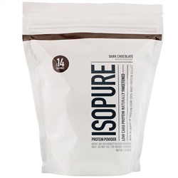 Isopure, Low Carb Protein Powder, Dark Chocolate, 1 lb (454 g)