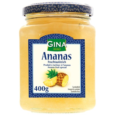 Ананасовый джем Gina Fruchtaufstrich Ananas 400 гр