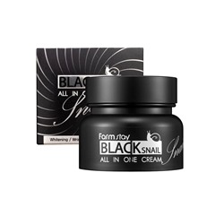 Original Многофункциональный крем для лица Farm stay Black snail с экстрактом черной улитки 100 ml