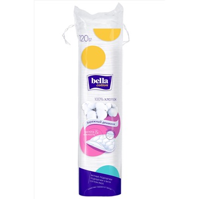 Bella, Ватные подушечки bella cotton, 120 шт Bella