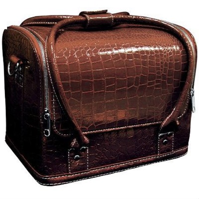 Kristaller Сумка-чемодан для маникюра, коричневый