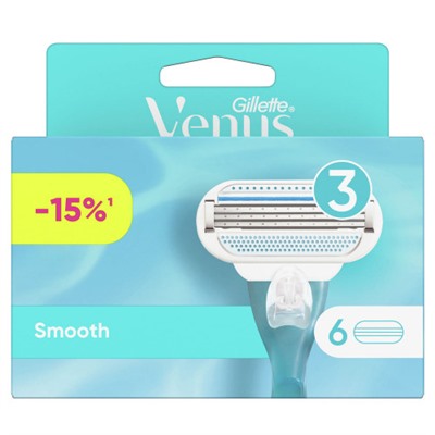Кассеты для бритья женские Gillette Venus (Джилет Венус) (6 шт)