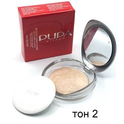 Пудра запечённая PUPA Silk Touch Compact Powder №2