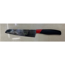 Нож кухонный 16,5см красно-черная ручка