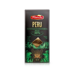Шоколад молочный "Перу", 36% 100 г В наличии