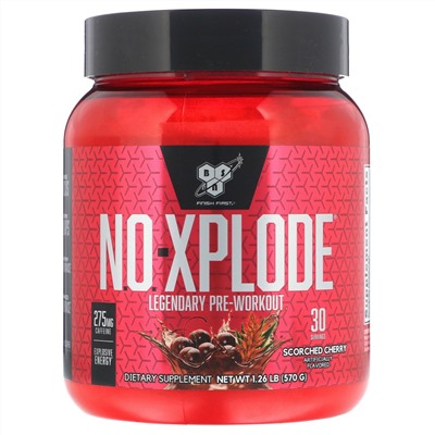 BSN, N.O.-Xplode, Legendary Pre-Workout, Scorched Cherry, 1.26 lb (570 g)