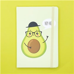 Блокнот(A5) "Avocado Hey-hey", light-green (14.5*21)