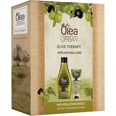 Подарочный набор Olea Urban Olive Therapy: гель для душа 300 мл + крем для рук 50 мл