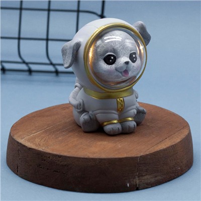 Ночник "Dog space suit", gray