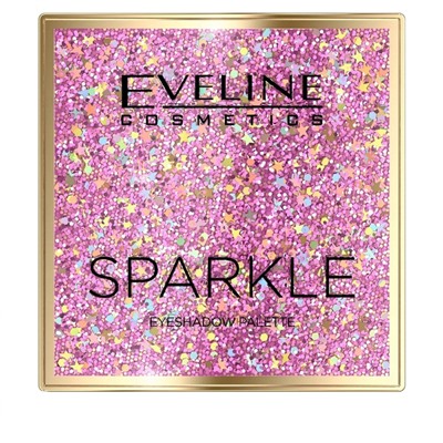 Тени для век Eveline Sparkle, 9 оттенков