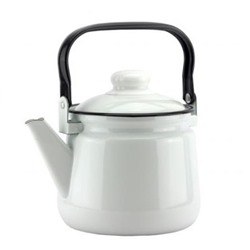 Чайник эмалированный 1,5л белый 01-2708