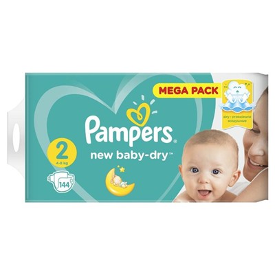 Подгузники Pampers New Baby Mini (4-8 кг), 144 шт