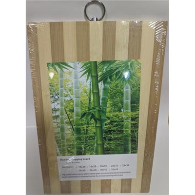 Доска разделочная бамбуковая, 18х28х1,4 см
