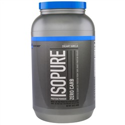 Isopure, Без углеводов, протеиновый порошок, ванильный крем, 1,36 кг (3 фунта)