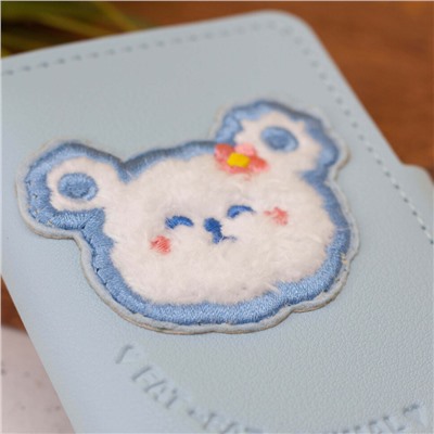 Визитница "Cute bear", blue