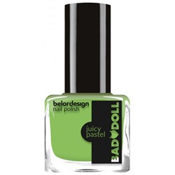 Лак для ногтей Belor Design Bad Doll Juicy Pastel, тон 302, salad