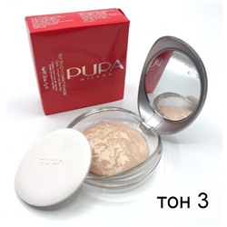 Пудра запечённая PUPA Silk Touch Compact Powder №3