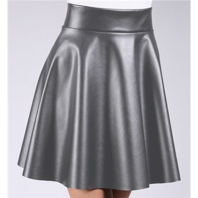 Юбка Giulia MINI SKIRT leather 01