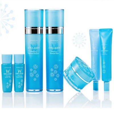 Набор осветляющих средств с коллагеном Enough W Collagen Whitening Premium Skin Care 5 Set