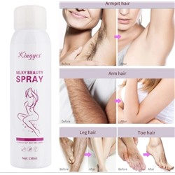 KINGYES СПРЕЙ ДЕПИЛЯТОР silky beauty spray 834437