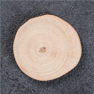 Спил "Грецкого ореха", круглый, d=3-4 см, h=5 мм