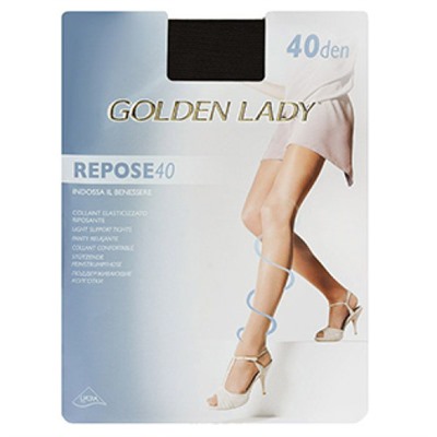 Колготки Golden Lady Repose (Голден Леди) Daino (цвет загара) 40 den, 4 размер